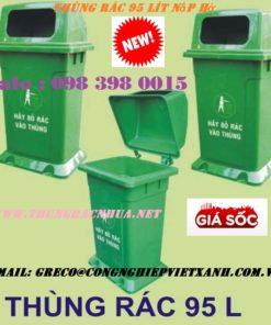 thùng rác 95 lít