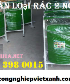 thung rac 2 ngan