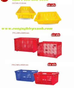sóng nhựa hở, rổ nhựa
