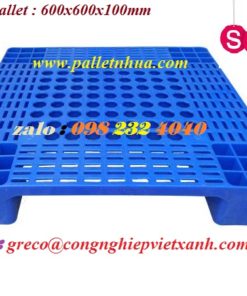 Pallet nhựa 600x600x100mm