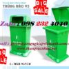 Thùng rác 95 lít nắp hở