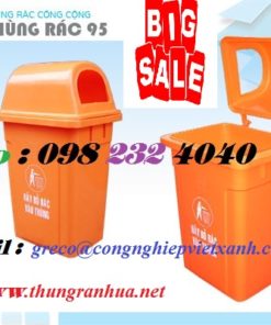 95 lít nắp hở bên hông