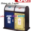 Thùng rác 2 ngăn