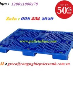 Pallet nhựa 1200x1000x78 mm