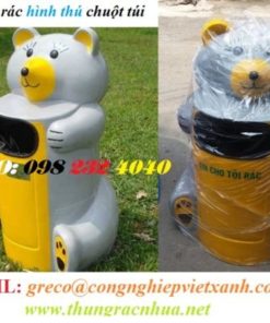thùng rác chuột túi