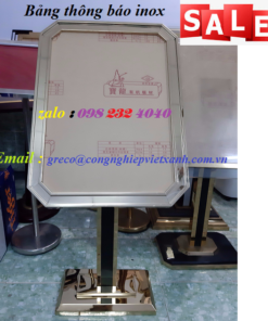Bảng thông báo inox