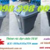 Thùng rác nhựa đạp chân 70 lít