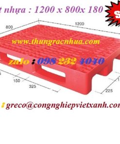 Pallet 1200 x 800 x 180mm