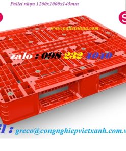 Pallet nhựa 1200x1000x145mm