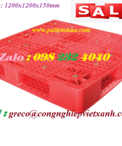 Pallet nhựa :1200x1200x150m