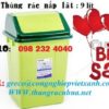 thùng rác nắp lật 9 lít