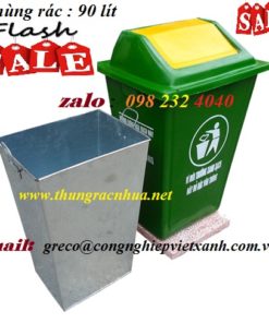 Thùng rác 90 lít