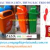 Thùng rác treo đôi nhựa : 50 lít*2