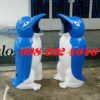 Thùng rác hình chim cánh cụt