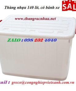 Thùng nhựa 140 lít