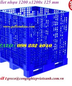 Pallet nhựa 1200x1200x125mm