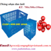 Thùng nhựa đan lưới 780x500x430mm
