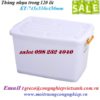 Thùng nhựa trong 120 lít 745x530x450mm