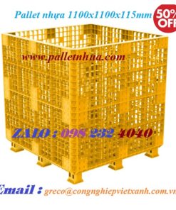 Pallet nhựa 1100x1100x115mm
