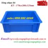 Sóng nhựa bít 370x280x125mm 