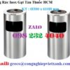 Thùng Rác Inox Gạt Tàn Thuốc HCM – Ø300 x 610H