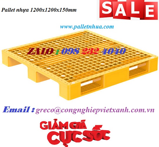 Pallet nhựa 1200x1200x150mm