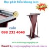 Bục phát biểu khung inox kiểu mỹ