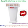 Bục phát biểu gỗ màu trắng