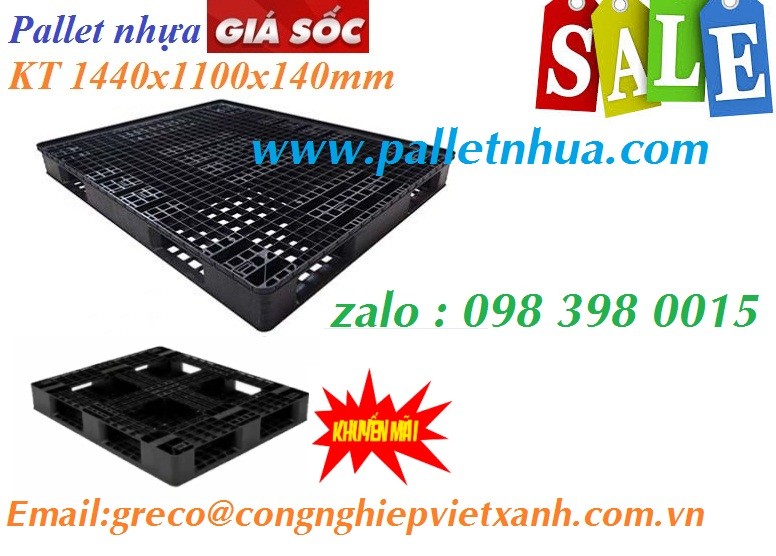 Pallet nhựa 1440x1100x140 mmm