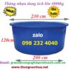 Thùng Nhựa Tròn Dung Tích Lớn 4000L