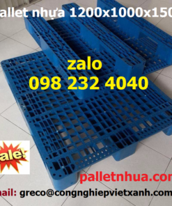 pallet nhựa 1200x1000x150 không lõi thép