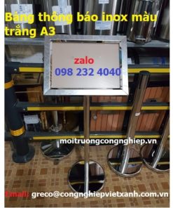 Bảng thông báo inox A3