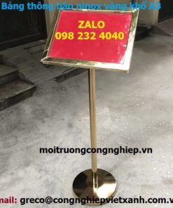 Bảng thông báo inox A3