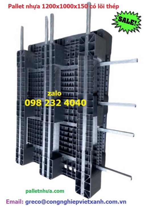 Pallet nhựa 1200 x 1000 x 150mm