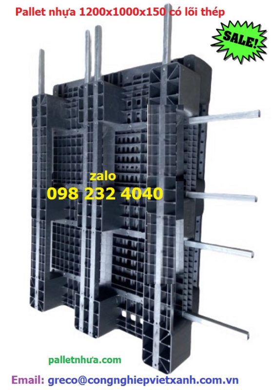 Pallet nhựa 1200 x 1000 x 150mm